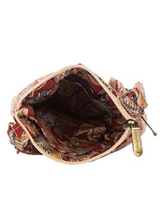 Jute Cottage Eco-Friendly Women's Beige Dobby Sling Bag (Natural) - Image 4
