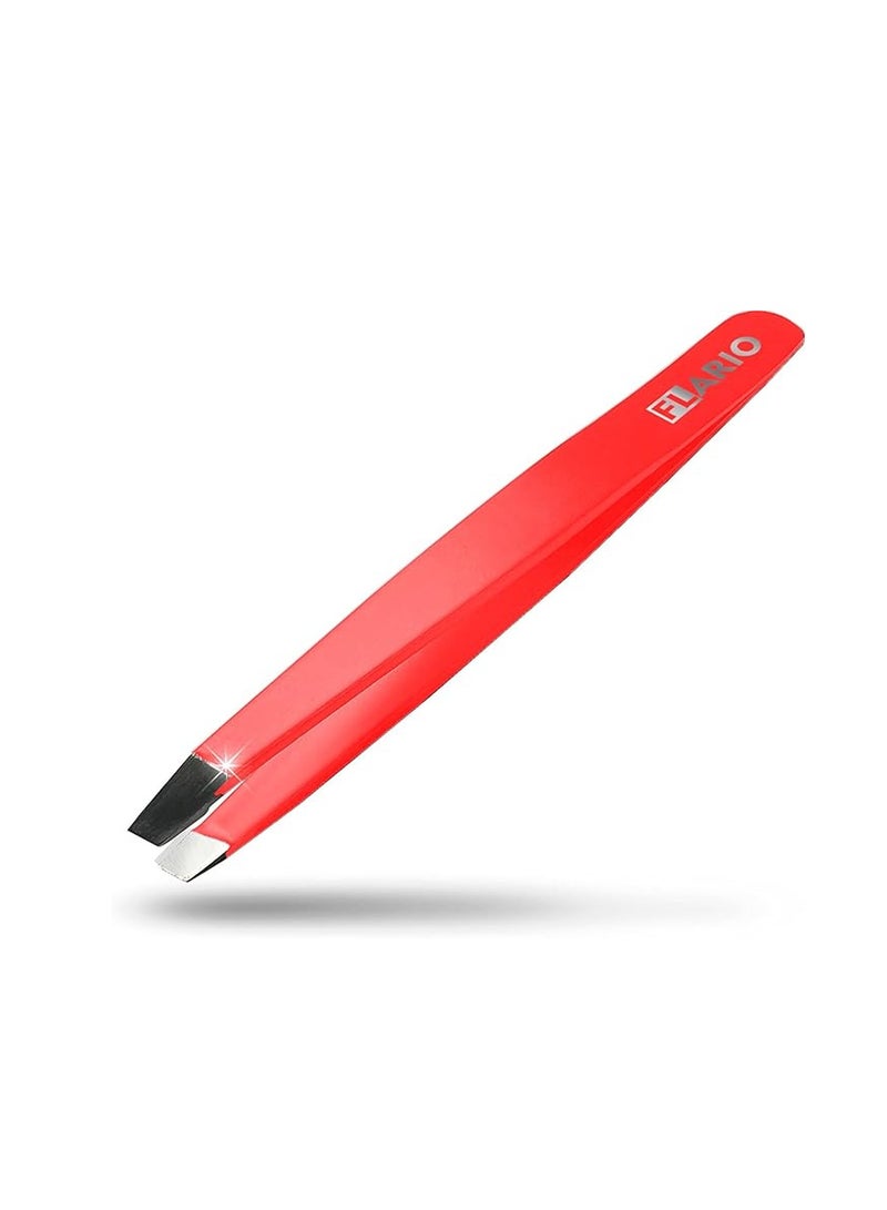 RCler lab. Professional Eyebrow Tweezers, Tweezers for Men, Women and Children, with Angled Tip for Easy Plucking of Ingrown Hairs, Stainless Steel (Pink) - Image 5