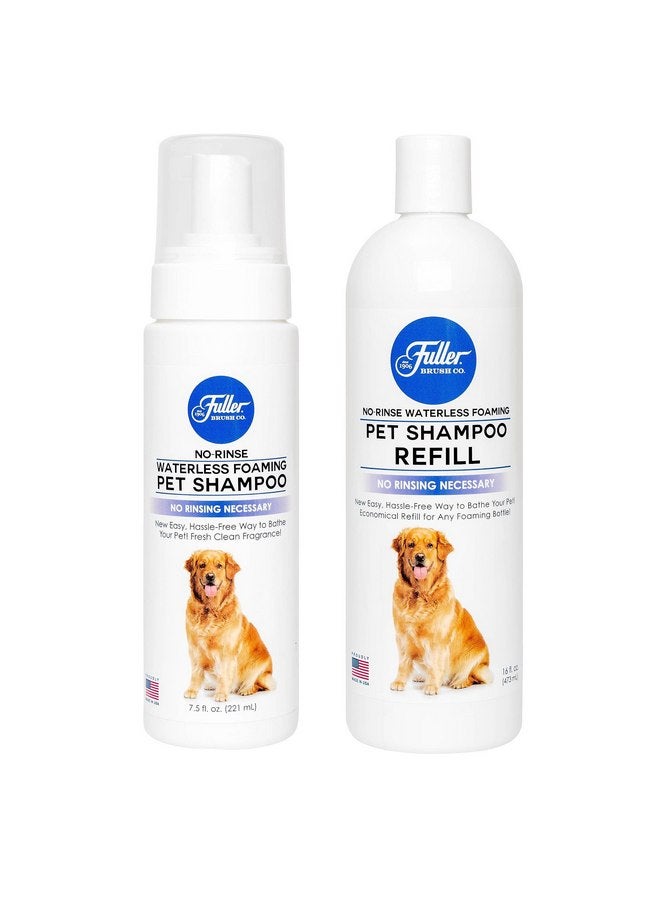 fuller brush Waterless Foaming Pet Shampoo + Refill Bottle - Image 1