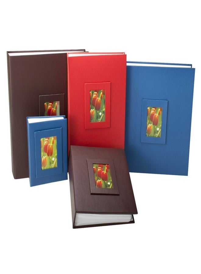 KVD 4x6 Photo Album, Fits 100 Pictures With Window Frame Cover Brown - Image 2