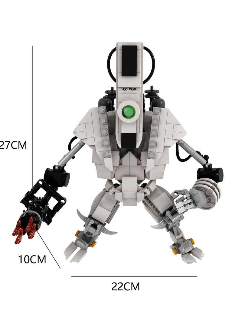 Children's Self-assembly Small Particle Toy Building Blocks Large Point Reading Pen Robot Model Hand  - Image 2