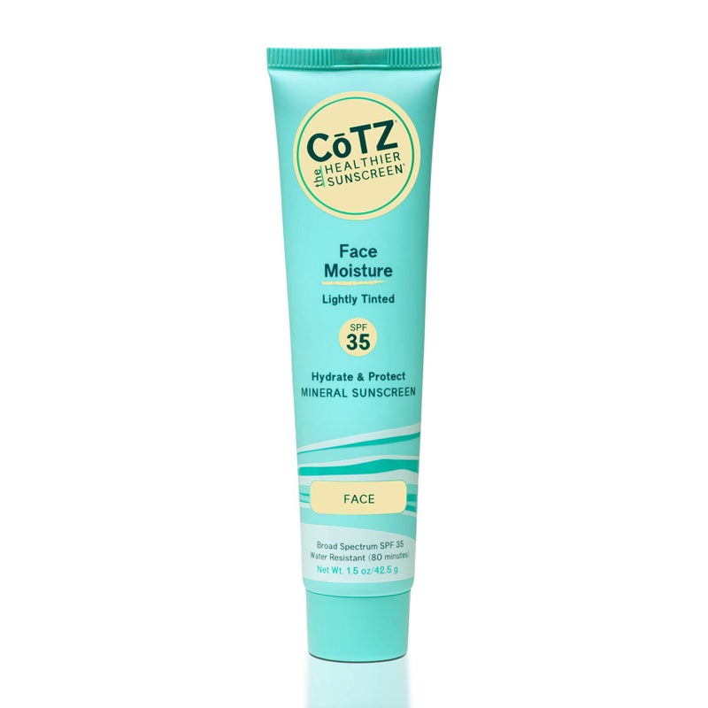 CoTZ Face Moisture Lightly Tinted Mineral Sunscreen Broad Spectrum SPF 35 15 oz  425 g