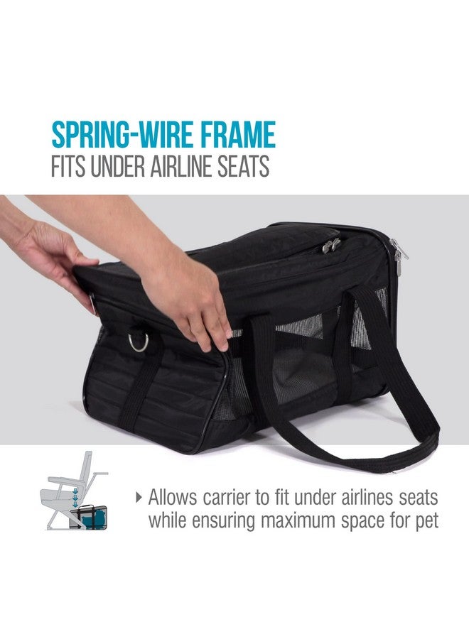 Sherpa Original Deluxe Travel Pet Carrier, Airline Approved - Black, Large - Image 2