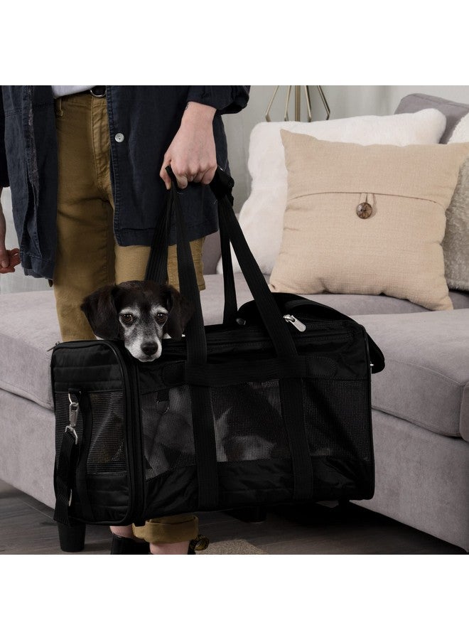 Sherpa Original Deluxe Travel Pet Carrier, Airline Approved - Black, Large - Image 1