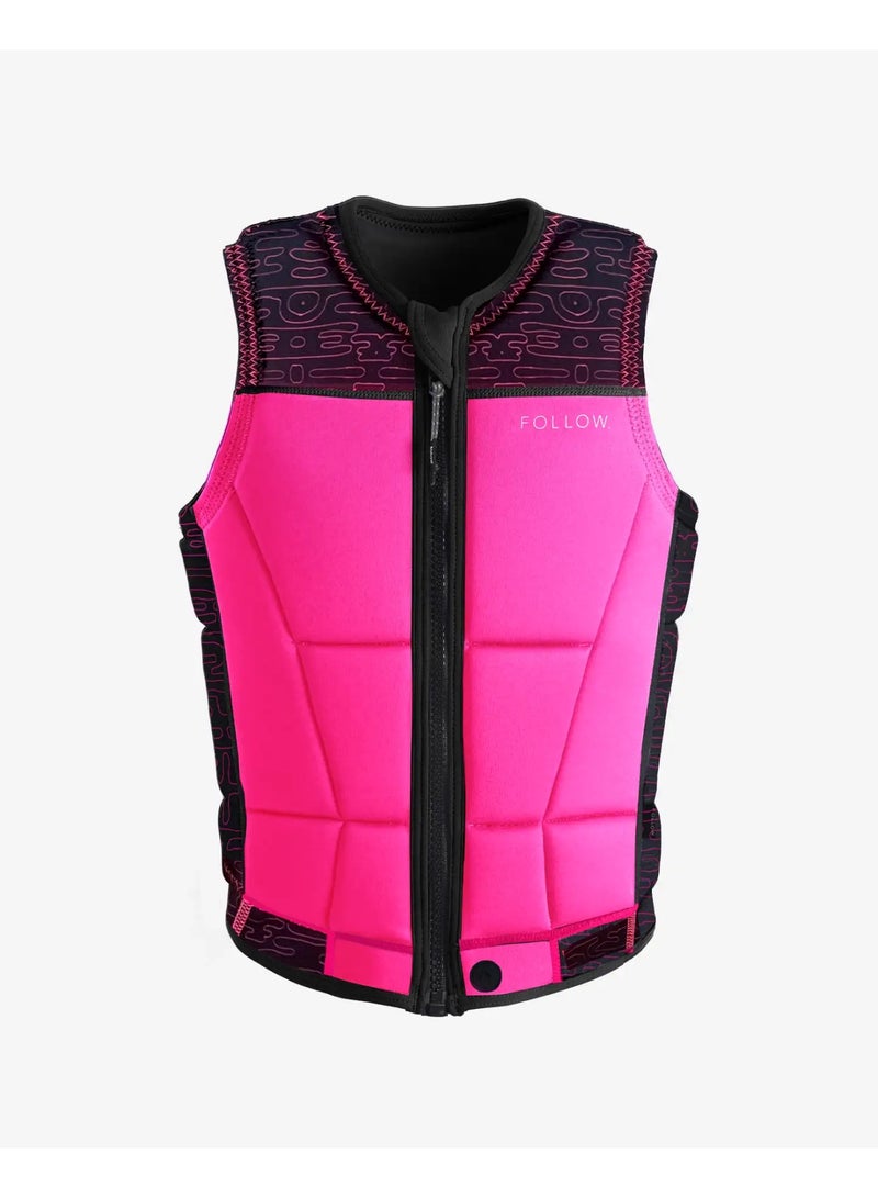 Follow Harmony Impact Vest - Black/Pink - Image 1