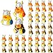 Deekin 50 Pcs Assorted Viking Rubber Ducks in Bulk 2 Inch Rubber Duckies for Medieval Themed Party Supplies Mini Bath Toys for Baby Shower Pool Party - Image 2