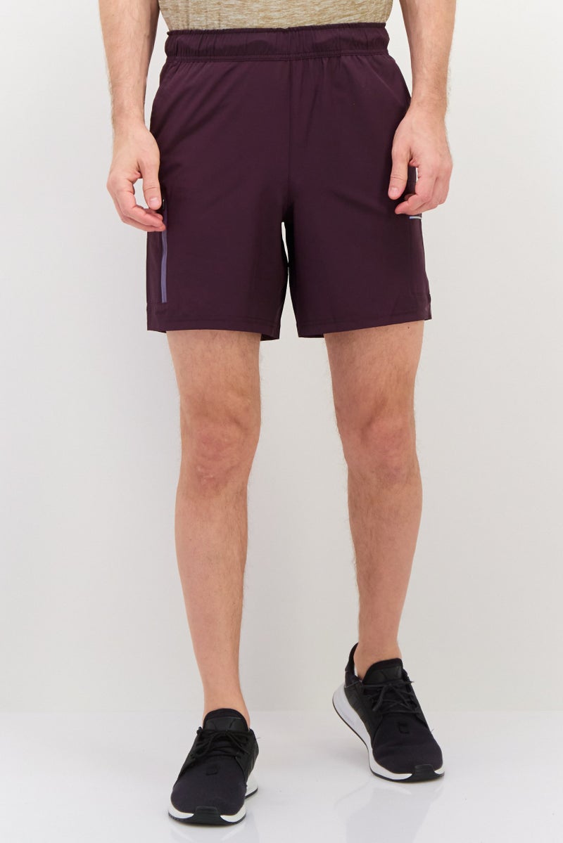 MOTION Men Sportswear Fit Training Shorts, Plum - Image 1