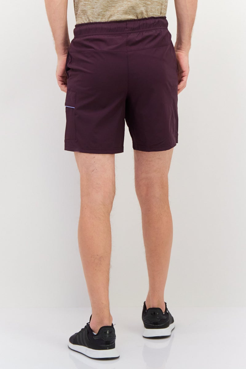 MOTION Men Sportswear Fit Training Shorts, Plum - Image 3