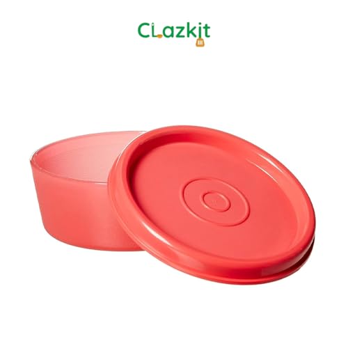 Clazkit حاويات تخزين دائرية صغيرة من بلاستيك كلزكيت خالية من BPA | محكمة الإغلاق ومقاومة للتسرب | آمنة للاستخدام في الميكروويف وغسالة الصحون | مثالية للنزهات، والتسلق، وتخزين المطبخ (40 مل × 9 | متعددة الألوان) - Image 5