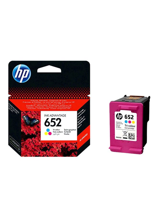 HP خرطوشة حبر أصلية أدفانتج طراز 652 ثلاثي الألوان - Image 3