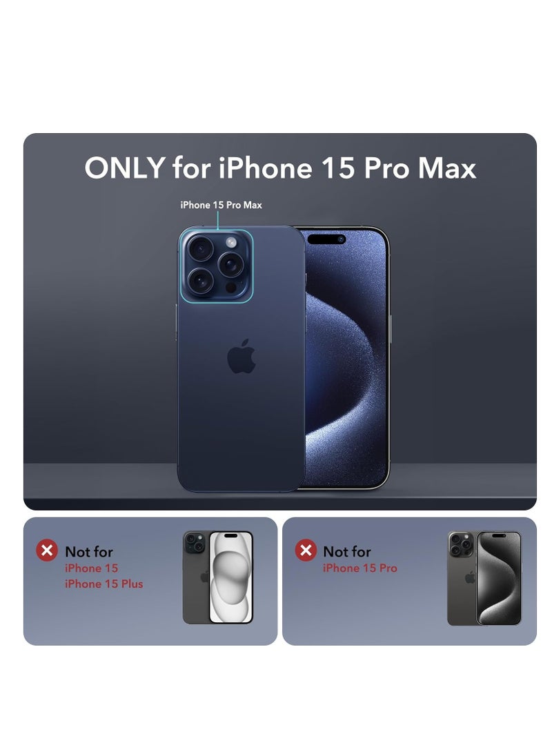 ESR - ESR for iPhone 15 Pro Max Case, Full-Body Shockproof Compatible with MagSafe Cover, 2-Part Tough Magnetic Phone Case with Stand， Exceeds  Protection, Armor Series, Clear Blue - Image 1