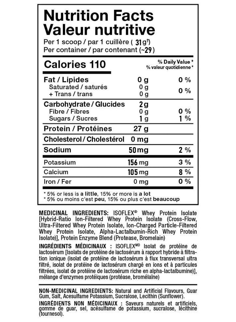 أولماكس نيوتريشن ايزو فلكس بيور واي بروتين ايزوليت - كوكيز وكريمة - (2 باوند) - Image 2