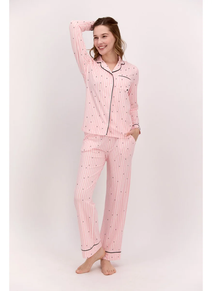 pierre cardin Women's Pink Pajama Set