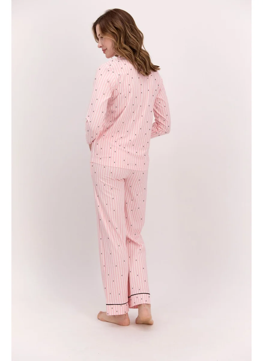 pierre cardin Women's Pink Pajama Set
