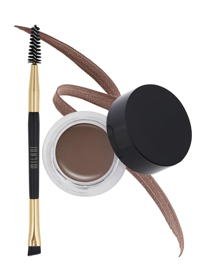 MILANI Milani Stay Put Brow Color - Dark Brown (0.09 Ounce) Vegan, Cruelty-Free Eyebrow Color that Fills and Shapes Brows…  - Image 1