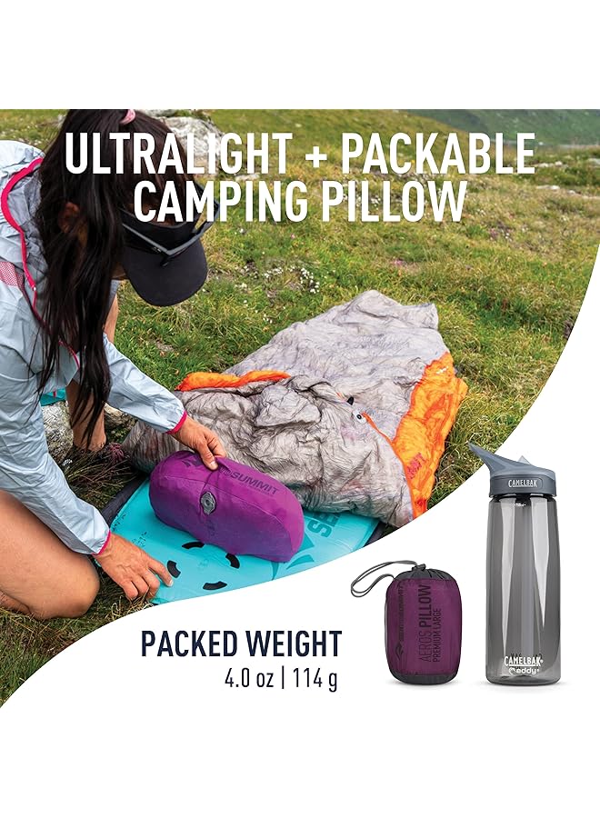SEA TO SUMMIT Aeros Premium Pillow Large Purple - Image 2