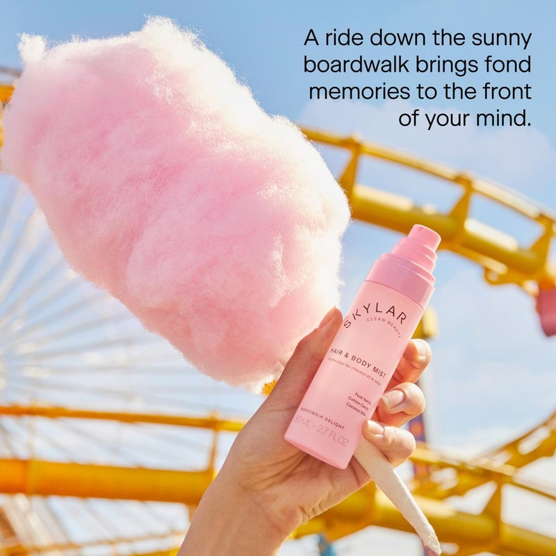 Skylar Boardwalk Delight Hair & Body Mist | Hypoallergenic & Clean Fragrance | Vegan, Cruelty Free, and Safe For Sensitive Skin | 80 ML, 2.7 Fl Oz - Image 2