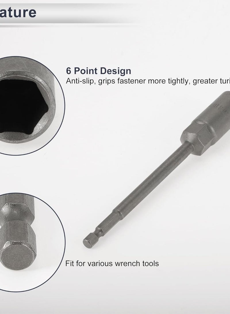GGOOT 1pcs Impact Socket 150mm Hardware Tool 6 Point 14mm Chrome Vanadium Steel for Car Motorcycle Dirtbike  - Image 5