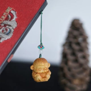 Thuja Wood Carving Cute Animal Handles Twelve Zodiac Donald Duck Mickey Mouse Pendant Crafts Small Gifts Thuja monkey pendant about 3cm - pzsku/Z317DE91AEA4A6666438AZ/45/1746223729/855fb075-41f7-42ed-99b2-d598c07765e0