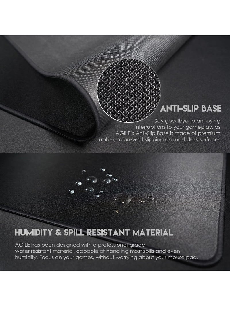 FANTECH - Agile Gaming Mouse Pad MP903 for Esports, Fabric Low Friction Surface Large Mouse Pad with Ultra-Soft Stitched and Anti-Fray Edges, XX-Large (35.4"x15.7"), 900x400x3mm - Image 1