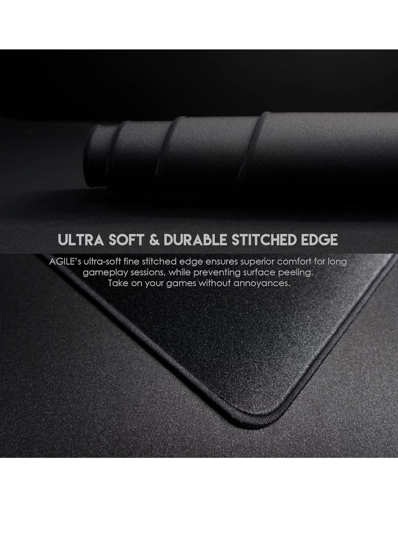FANTECH - Agile Gaming Mouse Pad MP903 for Esports, Fabric Low Friction Surface Large Mouse Pad with Ultra-Soft Stitched and Anti-Fray Edges, XX-Large (35.4"x15.7"), 900x400x3mm - Image 1
