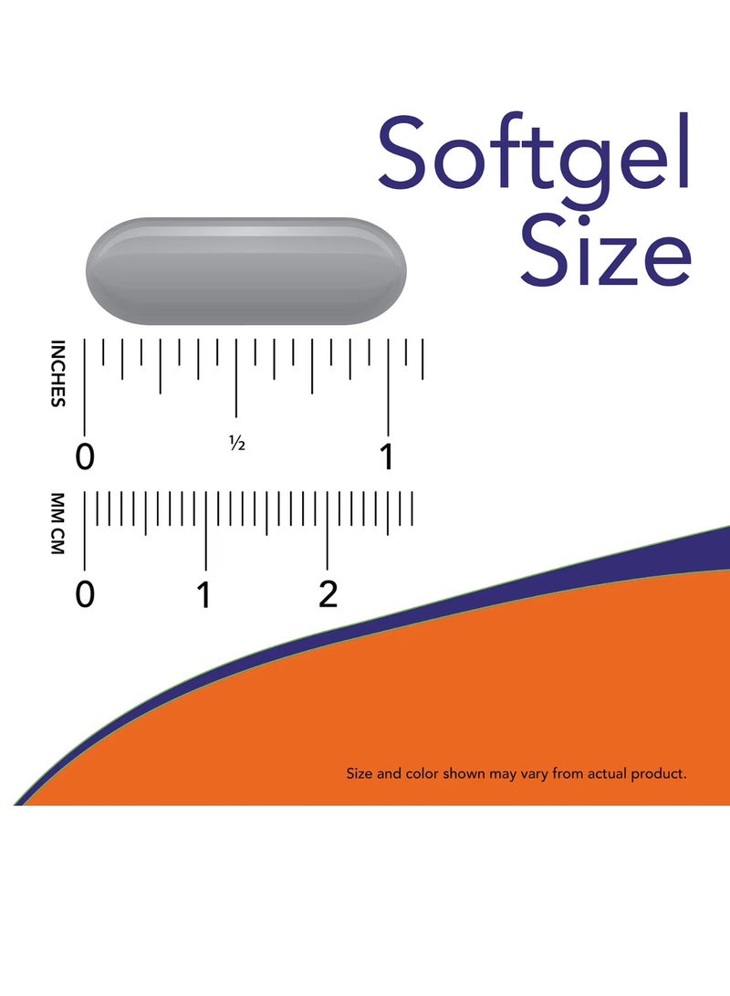 ناو مكمل غذائي أوميجا 3 مقطر جزيئيًا، 30 كبسولة هلامية - Image 3