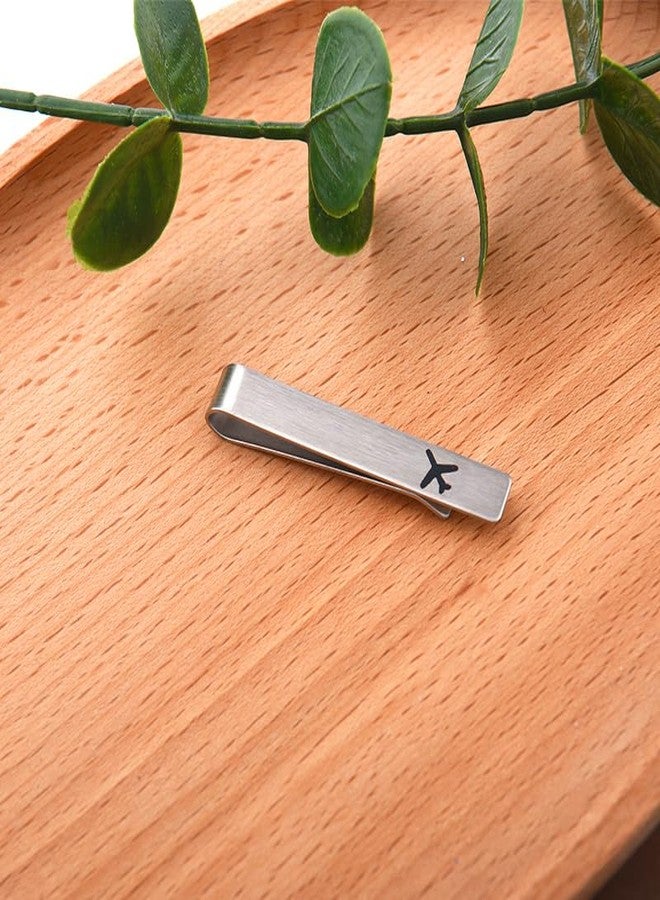Yreamont Airplane Tie Clip for Pilot Gifts for Men Husband Son Nephew Pilot Tie Clips for Men Brother Boyfriend Pilot Accessories for Pilot Aviation Gifts for Friends Pilot Birthday Gift for Boyfriend - Image 5
