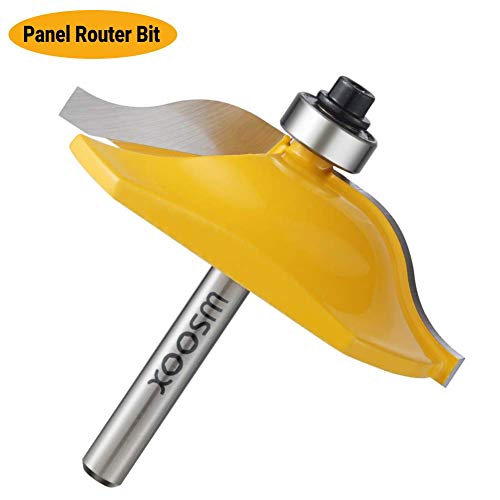 WSOOX 3 PCS Router Bit Set, Raised Panel Cabinet Door Making Router Bit Set, Ogee Rail and Stile Router Bit Set, Professional Carbide Milling Cutters for Woodworking (1/4-Inch Shank) - Image 5