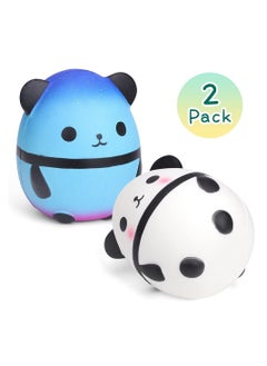 Squishy Panda Egg, Squishies Fidget Toys, Galaxy Slow Rising, Squishy Toys, Pop Soft Doll, Scented Stress, Relief Anti Anxiety ADHD, Squeeze Mochi Pack Toys, for 3-12 Years Old Kids and Adults