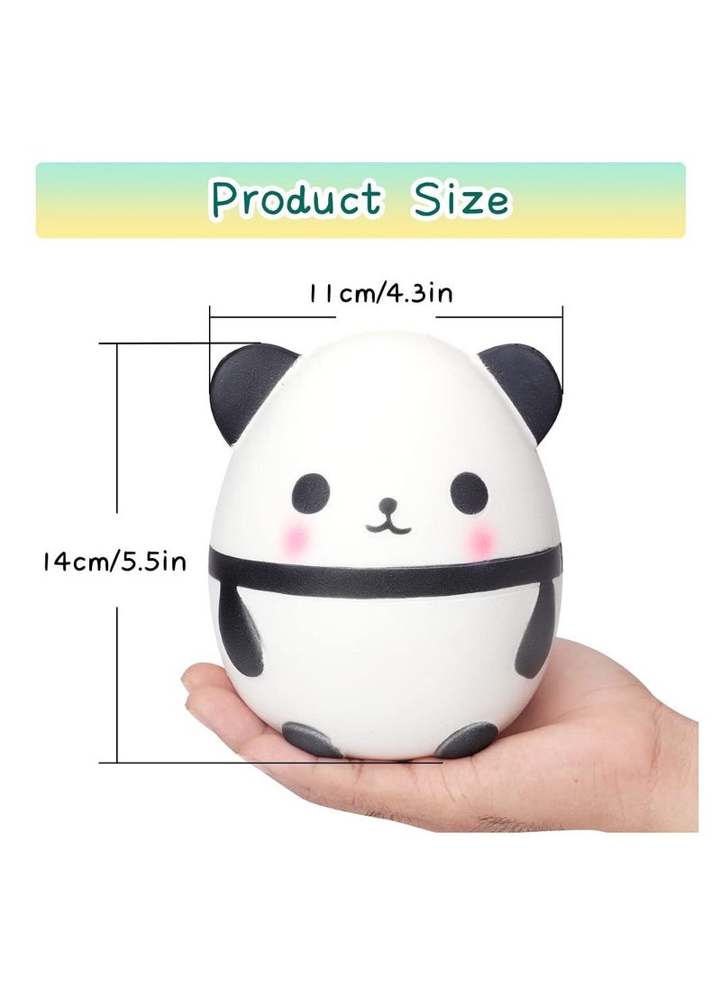 KASTWAVE - Squishy Panda Egg, Squishies Fidget Toys, Galaxy Slow Rising, Squishy Toys, Pop Soft Doll, Scented Stress, Relief Anti Anxiety ADHD, Squeeze Mochi Pack Toys, for 3-12 Years Old Kids and Adults - Image 1