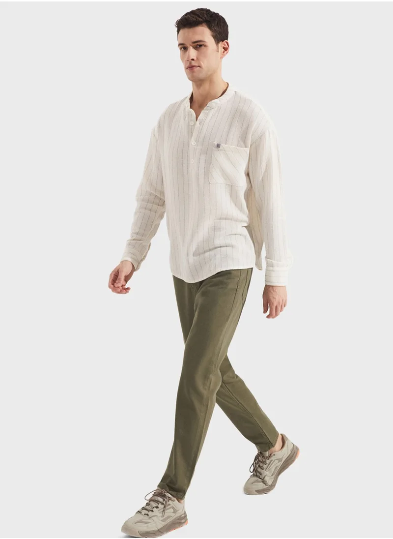 جون Essential Straight Fit Trousers