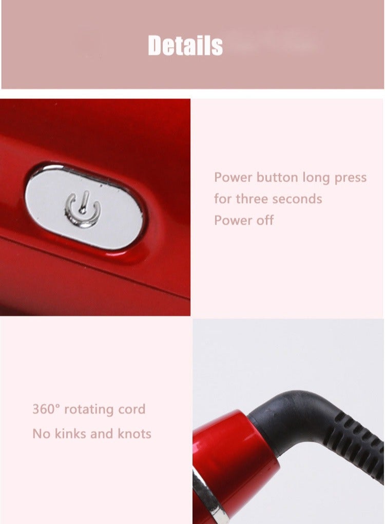 Arabest Automatic Hair Curler, Curling Iron, Wave Spiral Iron Curling Iron, Black - Image 4