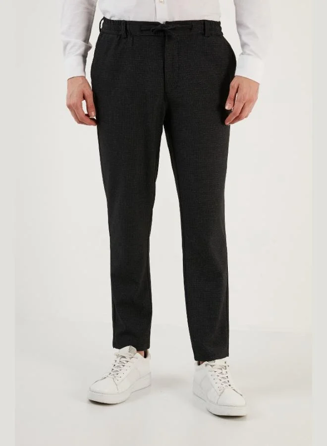 Buratti  Buratti Slim Fit Regular Waist Straight Leg Trousers Men's Pants 6135517 for Men | Best Price UAE