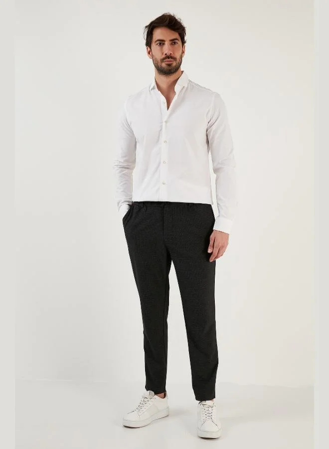 بوراتي بنطلون رجالي بوراتي بقصة مستقيمة وخصر عادي