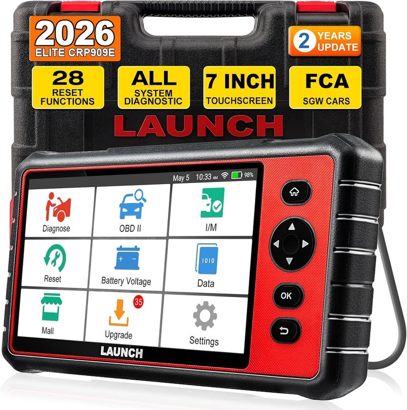 Launch CRP909E OBD2 Scanner Full System Diagnostic Tool - Image 1