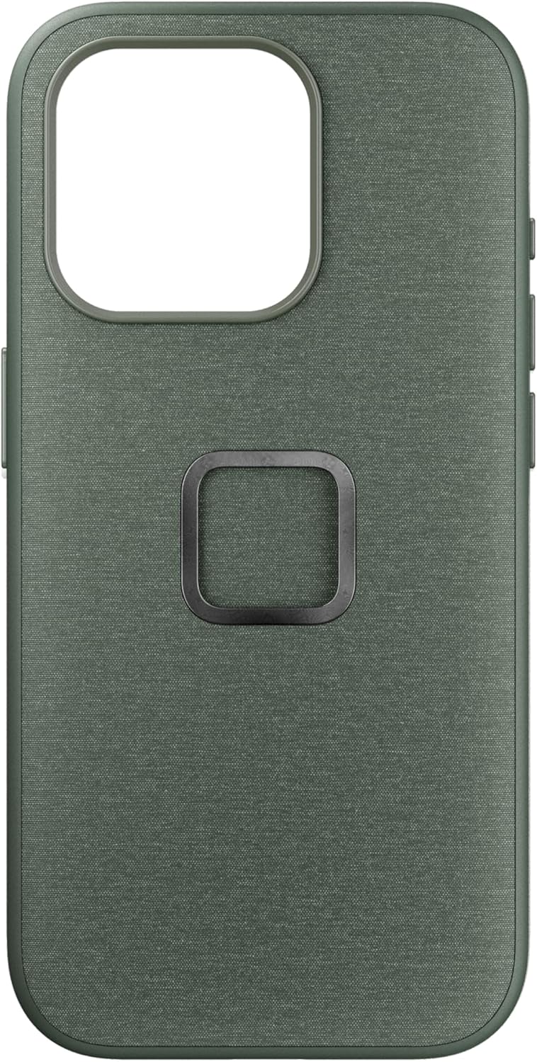 Peak Design Mobile Everyday Fabric Case for iPhone 15 Pro - Sage - Image 1