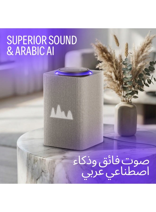 ياسمينة يانغو ياسمينة ماكس | مكبر صوت ذكي يعمل بالذكاء الاصطناعي | صوت دولبي، باس غني، اقتران ستيريو | يتحدث الإنجليزية والعربية | هدية يانغو بلاي أفلام، مسلسلات، موسيقى، قرآن غير محدودة | معلم ومترجم للأطفال | بيج - Image 2