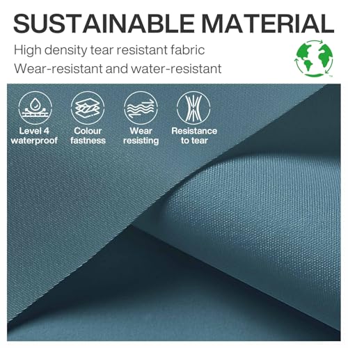 mixi Travel Laptop Backpack for Women & Men Carry On Backpack fits 16'' Laptop, Waterproof Lightweight Casual Weekender Bags Rucksack,17 Inch, Abyssal Green - Image 4