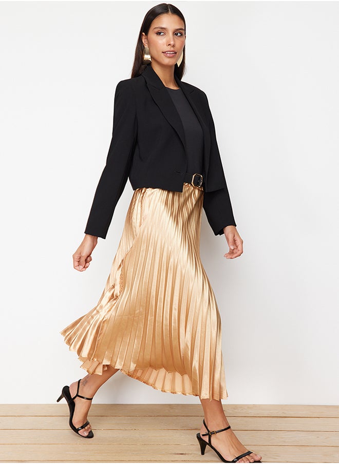 Gold Pleated Satin Fabric Maxi Length Woven Skirt TWOSS24ET00206 - pzsku/Z317E8DCB335B4A4C5AC5Z/45/_/1730941893/df911d25-0920-4152-a169-71ac622fd022