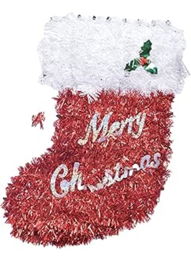 Hanging Socks-White/Red,Fth-28-9-Gg-15 