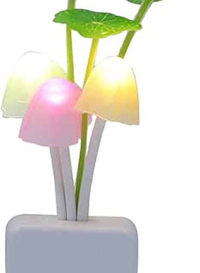 Mushroom LED Night Light Set of 3 with Dusk to Dawn Sensor US Plug Energy Saving - Image 1