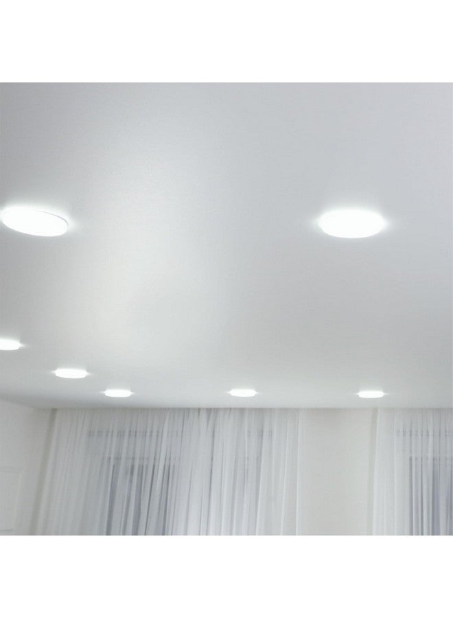 wipro Garnet 7W Round LED Alpha Panel | Cool White Light (6500K) | Recessed Down Light for False Ceiling | Cutout - 82mm | Pack of 10 - Image 3