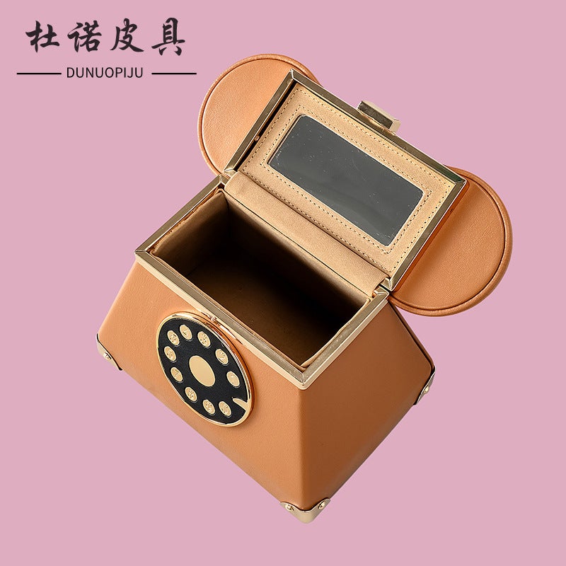 Personalized Creative Fun Retro Telephone Single Shoulder Messenger Bag Female Niche Design Landline Handbag Factory - Image 4
