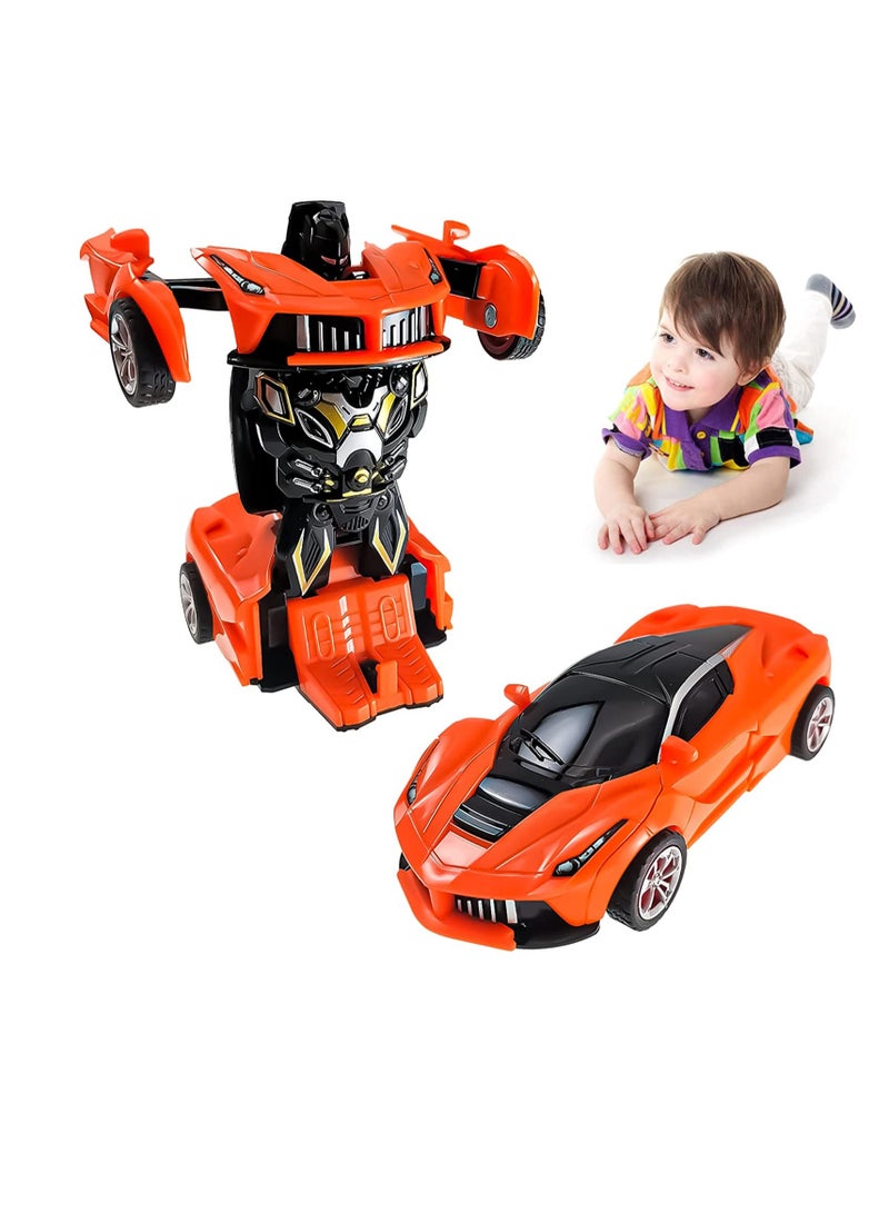 SYOSI Toddler Toys for 3 4 5 Year Old, Transforming Toys Cars for 3 Years Old Kids, Robot Cars Toys Gift for Boys Girls Age 3 5, Best Gift for Boy and Girl - Image 1