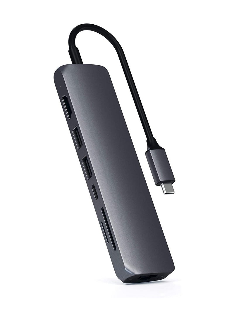 USB-C Slim Multi-Port with Ethernet Adapter - Image 1