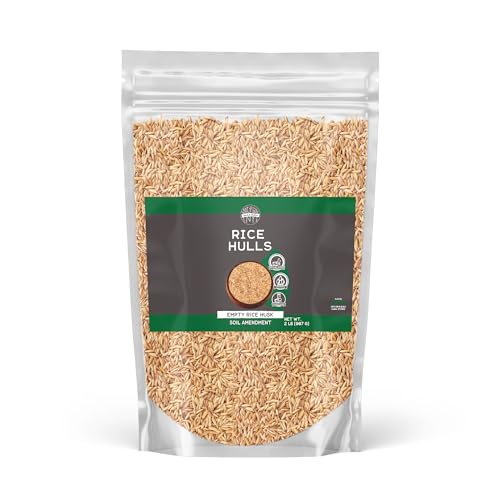 Birch & Meadow Rice Hulls, 2 lb, Gardening, Planters, Substrate - Image 1