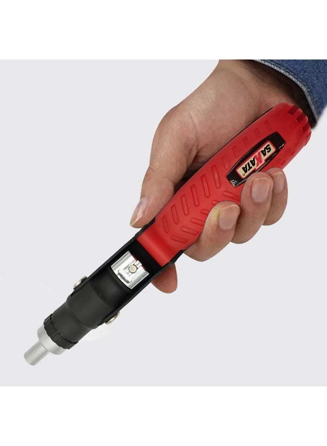 طقم أدوات يدوية محمول متعدد الوظائف (18 في 1) يضم مطرقة ومفك براغي بآلية السقاطة (Ratchet) ورؤوس تبديل - Image 2