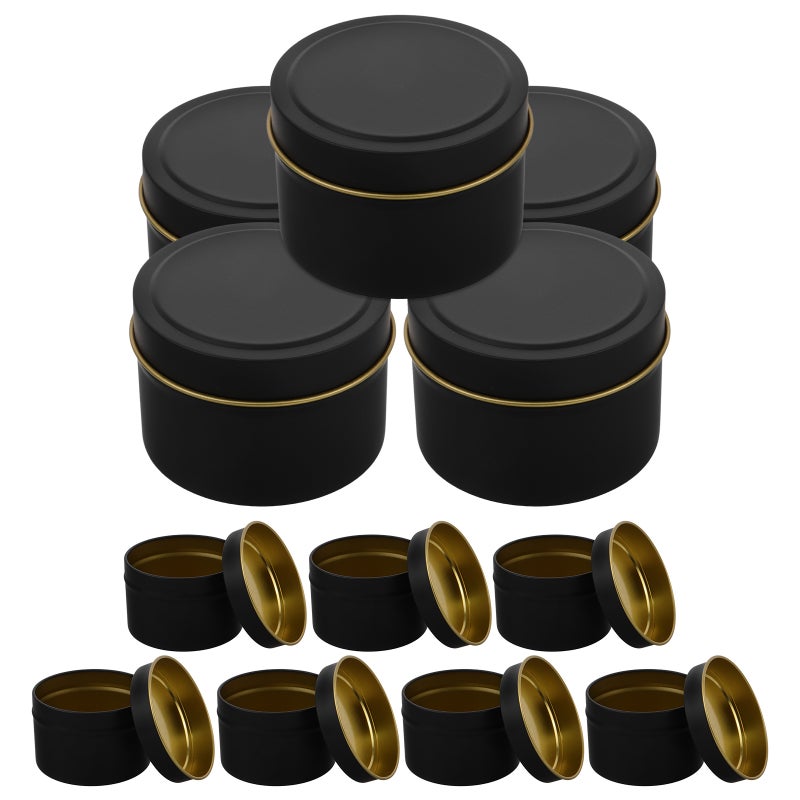 12Pcs Candle Jars Empty Candle Metal Jars DIY Candle Jars with Lids Candle Storage Containers - Image 1