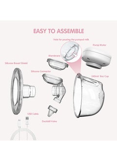YOUHA 2 Pieces All-In-One Wearable Electric Breast Pump with Smart Phone APP Control  - Image 5