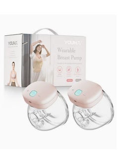 YOUHA 2 Pieces All-In-One Wearable Electric Breast Pump with Smart Phone APP Control  - Image 1